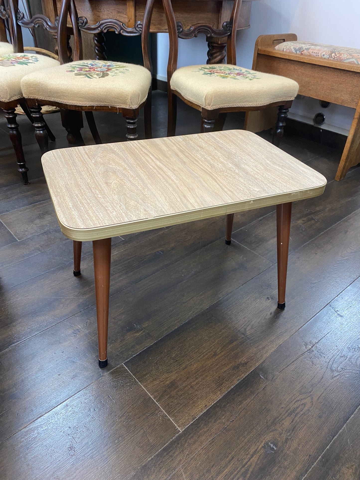 Retro Formica Small Side Table