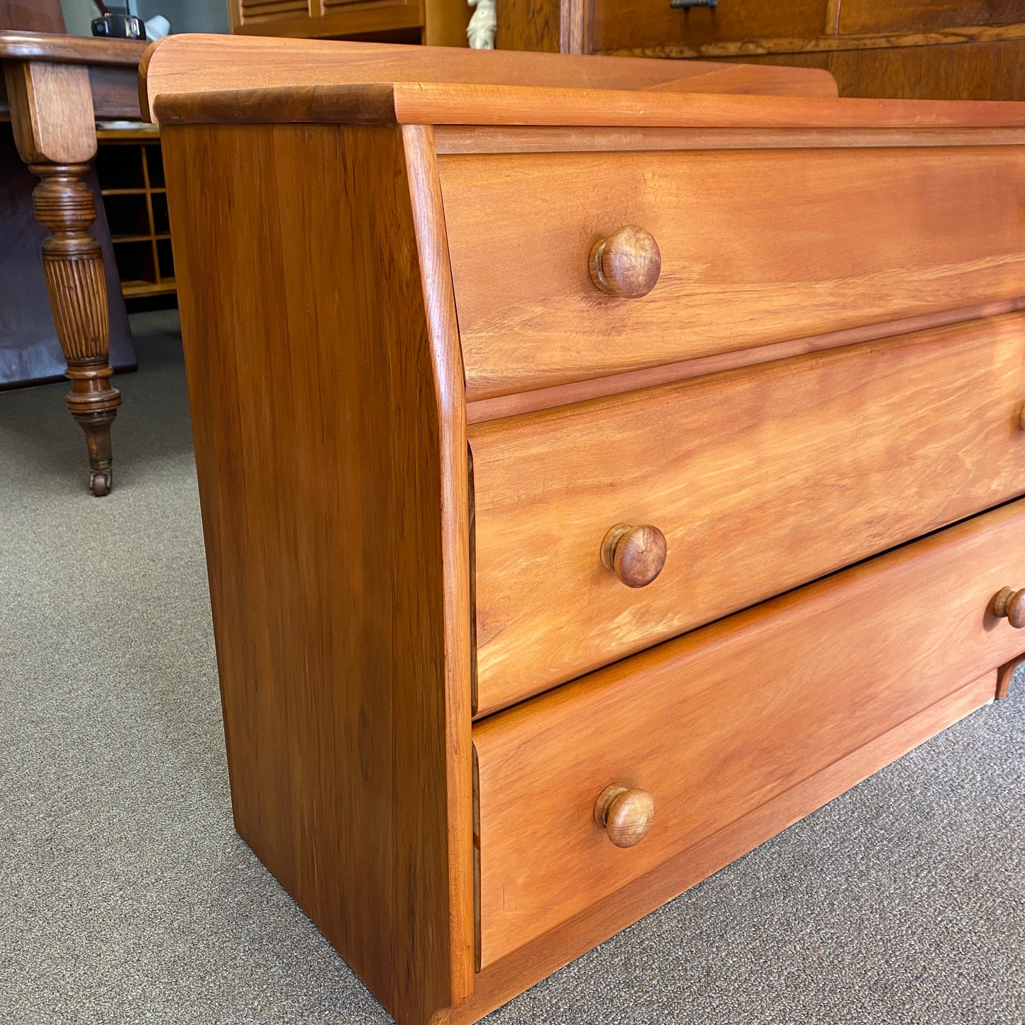 Retro Rimu Angled Kids Drawers