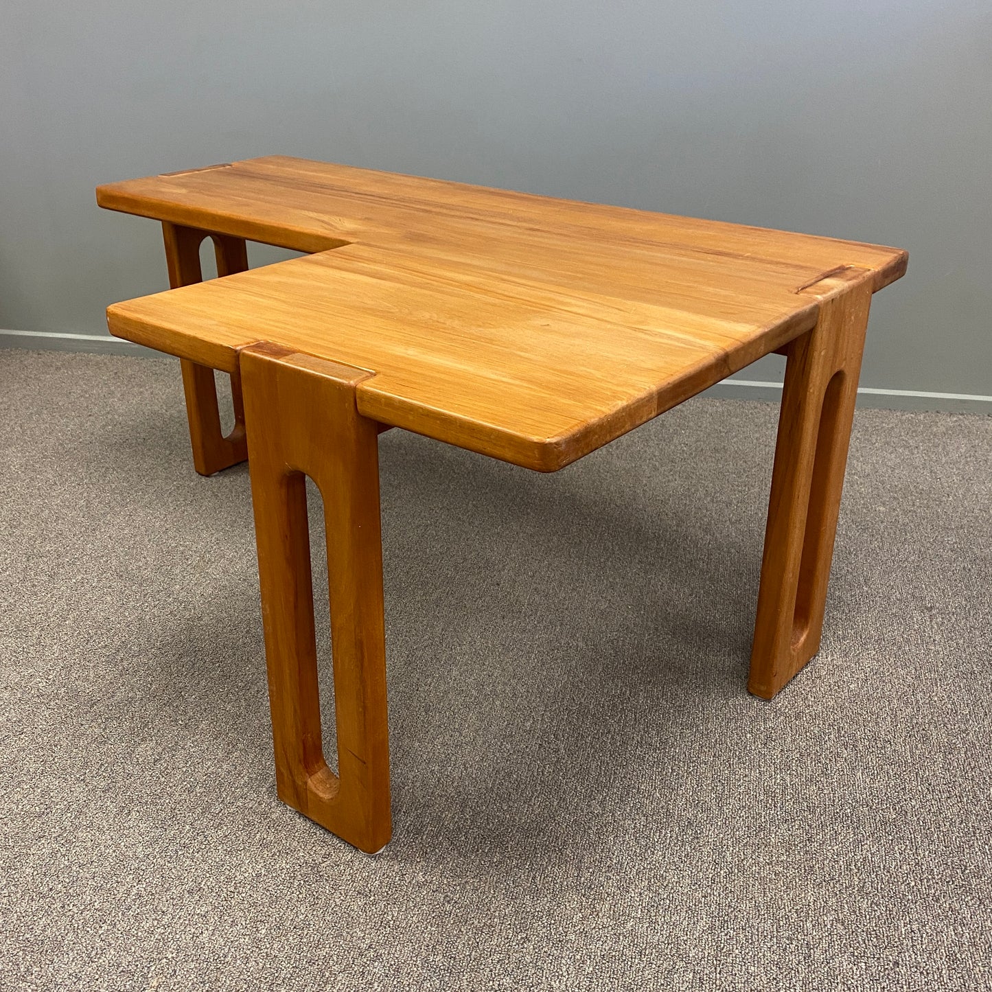 Retro Rimu Geometric Coffee Table