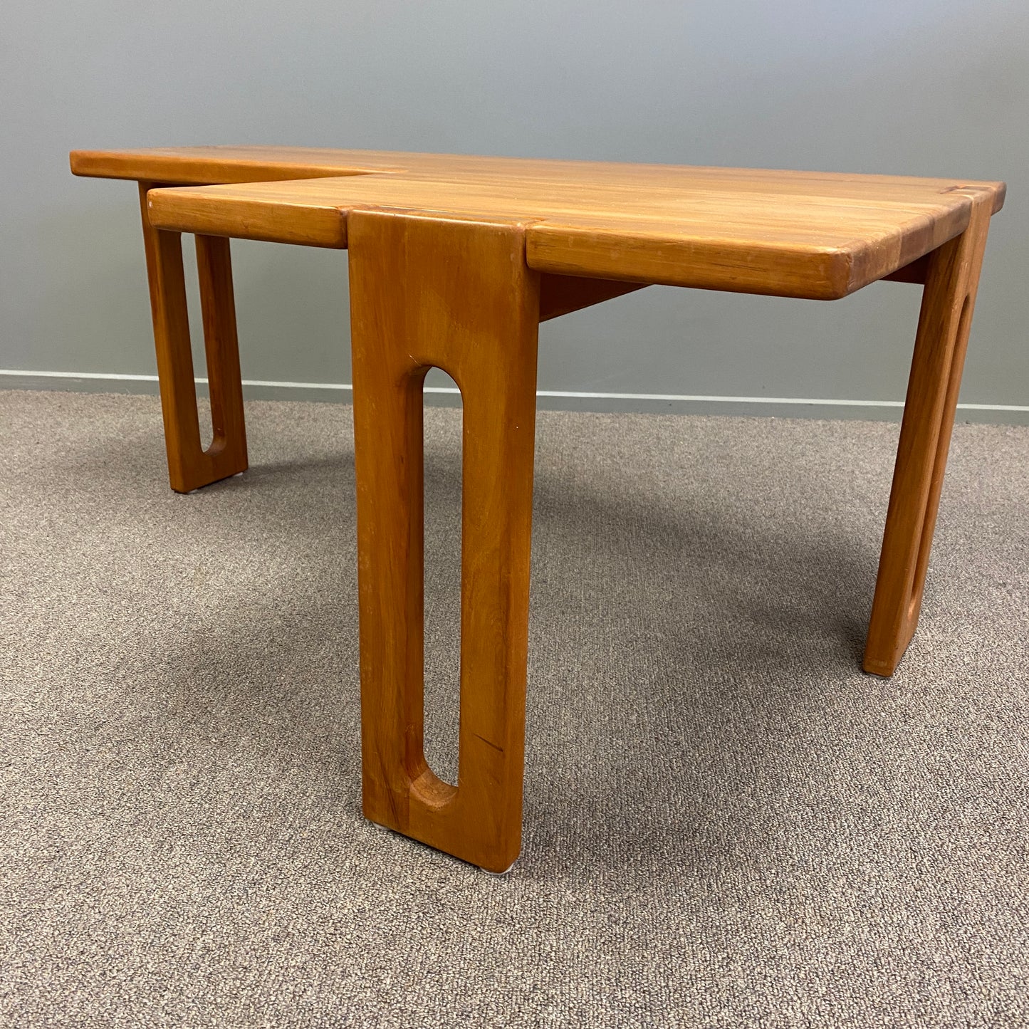 Retro Rimu Geometric Coffee Table