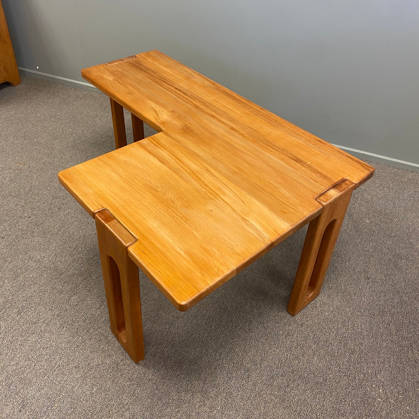 Retro Rimu Geometric Coffee Table