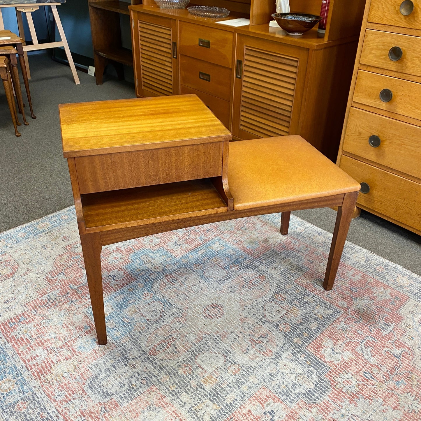 Retro Single Drawer Telephone Table