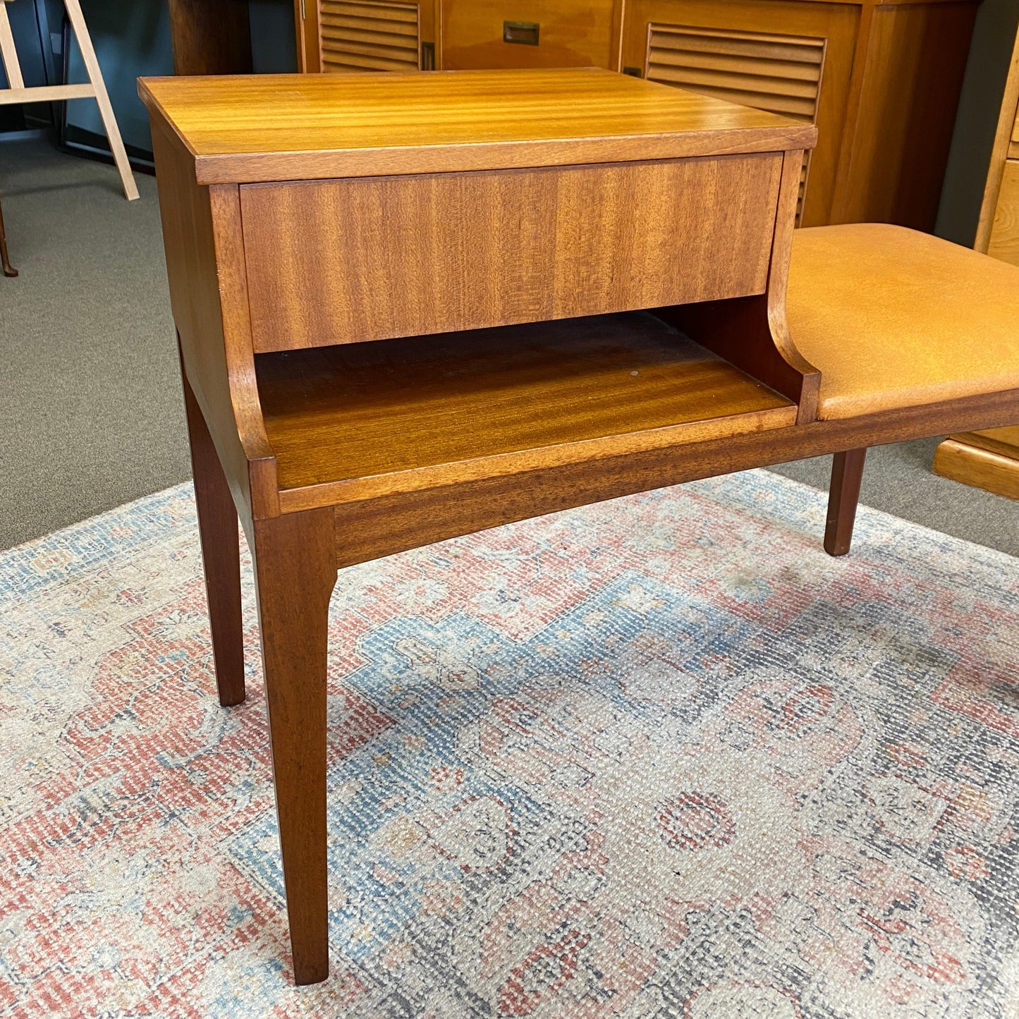 Retro Single Drawer Telephone Table