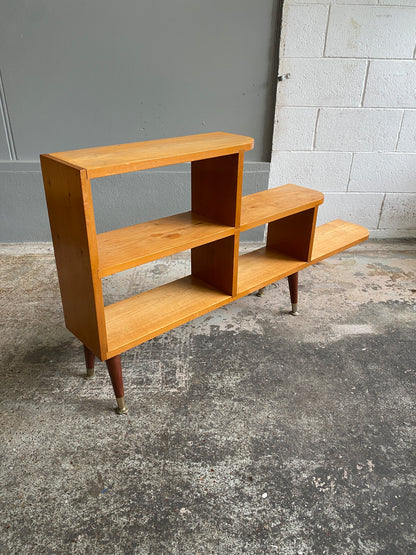 Retro Solid Maple Step Bookcase