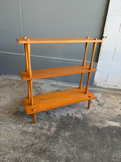Retro Three-tier Wooden Shelf
