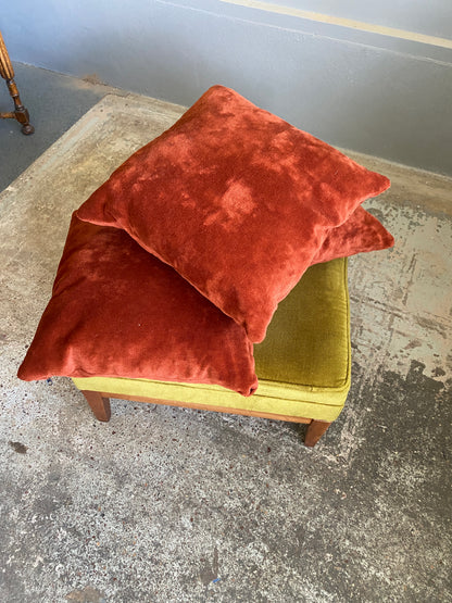 Retro Velvet Cushions x 3