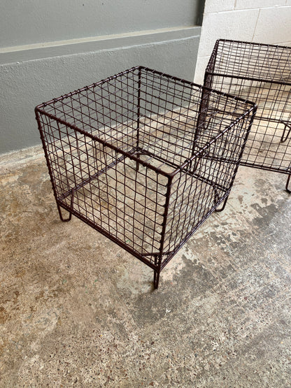 Retro Wire Outdoor Stools