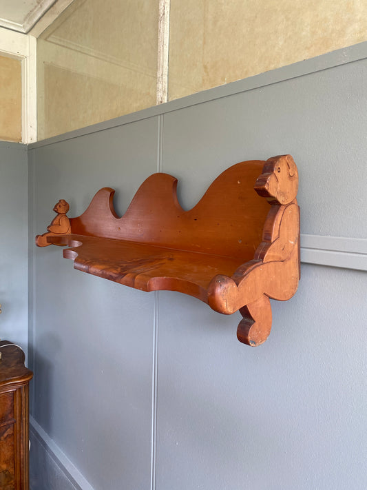 Scratch-built Kauri Nursery Shelf