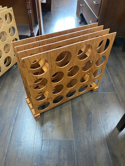 Scratch-built Mahogany & Rimu Wine Rack