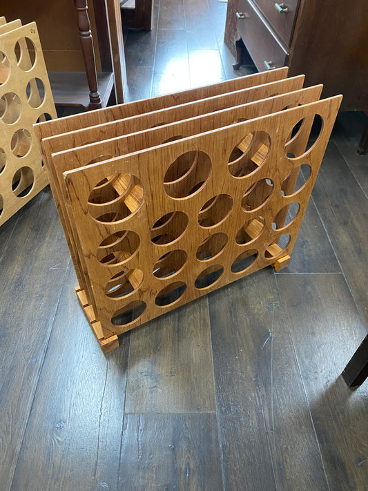Scratch-built Mahogany & Rimu Wine Rack