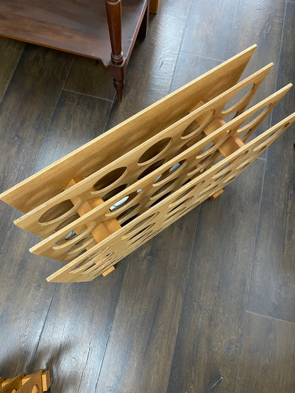 Scratch-built Ply & Rimu Wine Rack