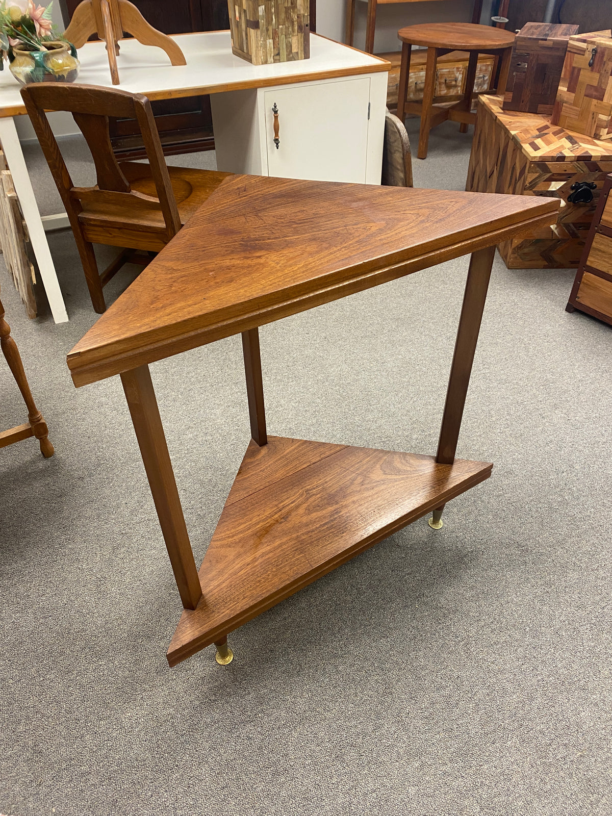 Retro Hall Table Scratch-built Retro Style Mahogany Hall Table – Plots & Pickles