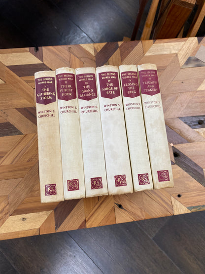 Sir Winston Churchill; Second World War Volumes I-VI. 1952-1956