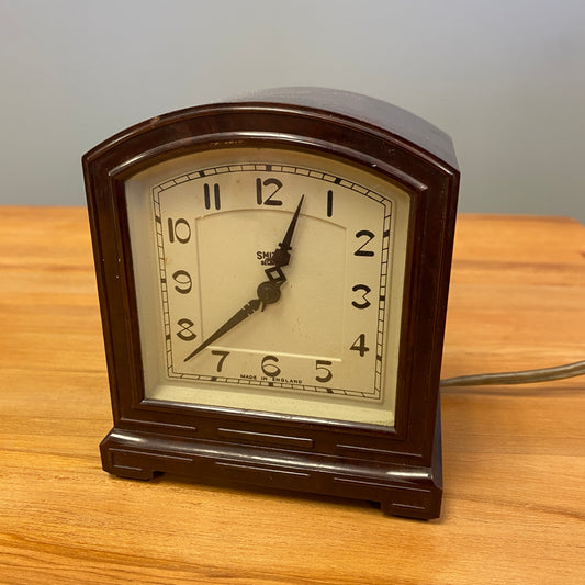 Smith England Bakelite Electric Clock