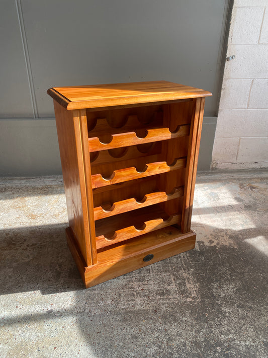 Solid Rimu Town and Country NZ 12 Bottle Wine Rack
