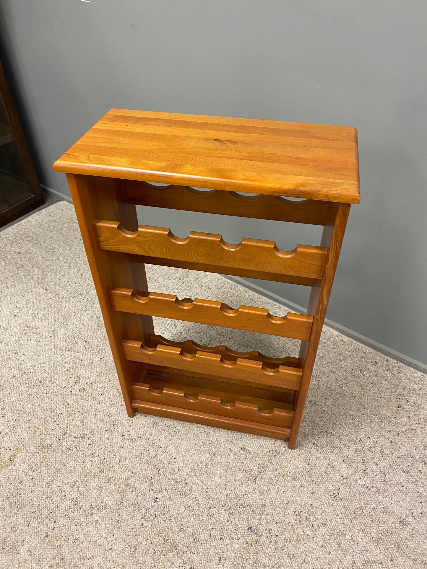 Solid Rimu Wine Rack