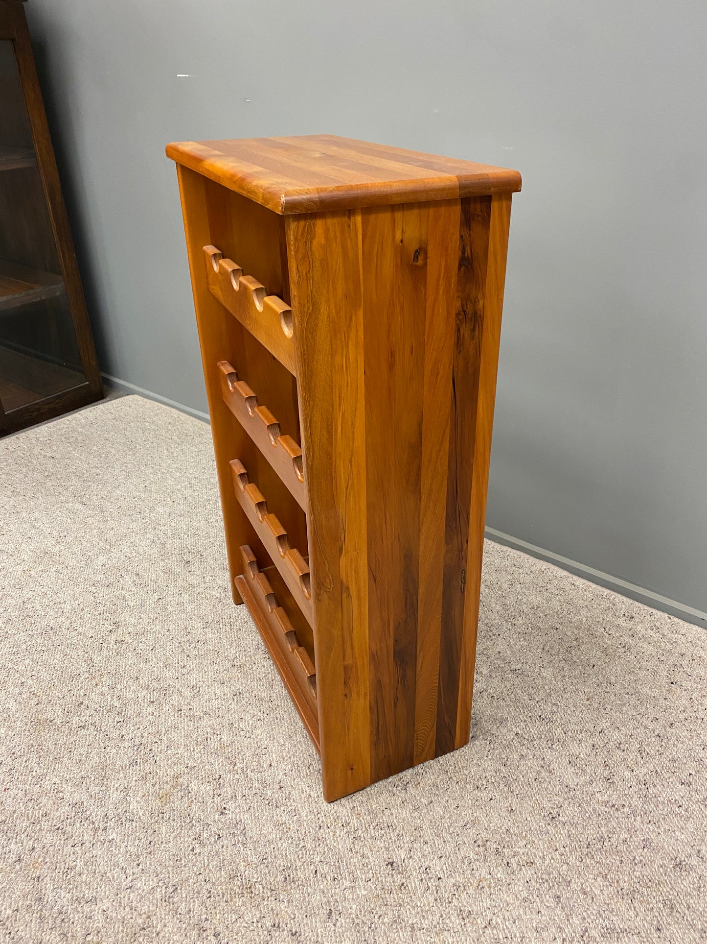 Solid Rimu Wine Rack