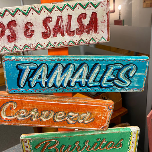 Tamales Restaurant Sign