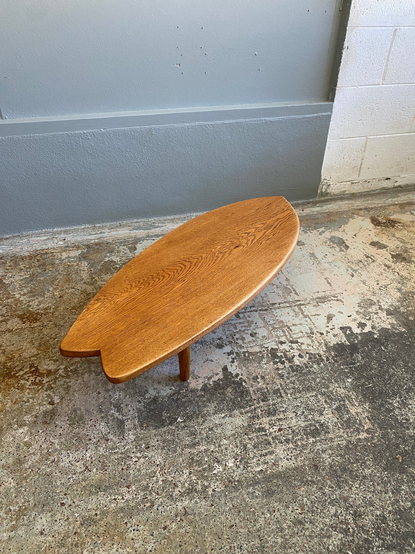 'The Grom' - Reclaimed Oak Low Surf Side Table