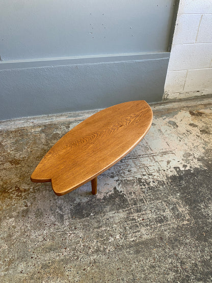 'The Grom' - Reclaimed Oak Low Surf Side Table