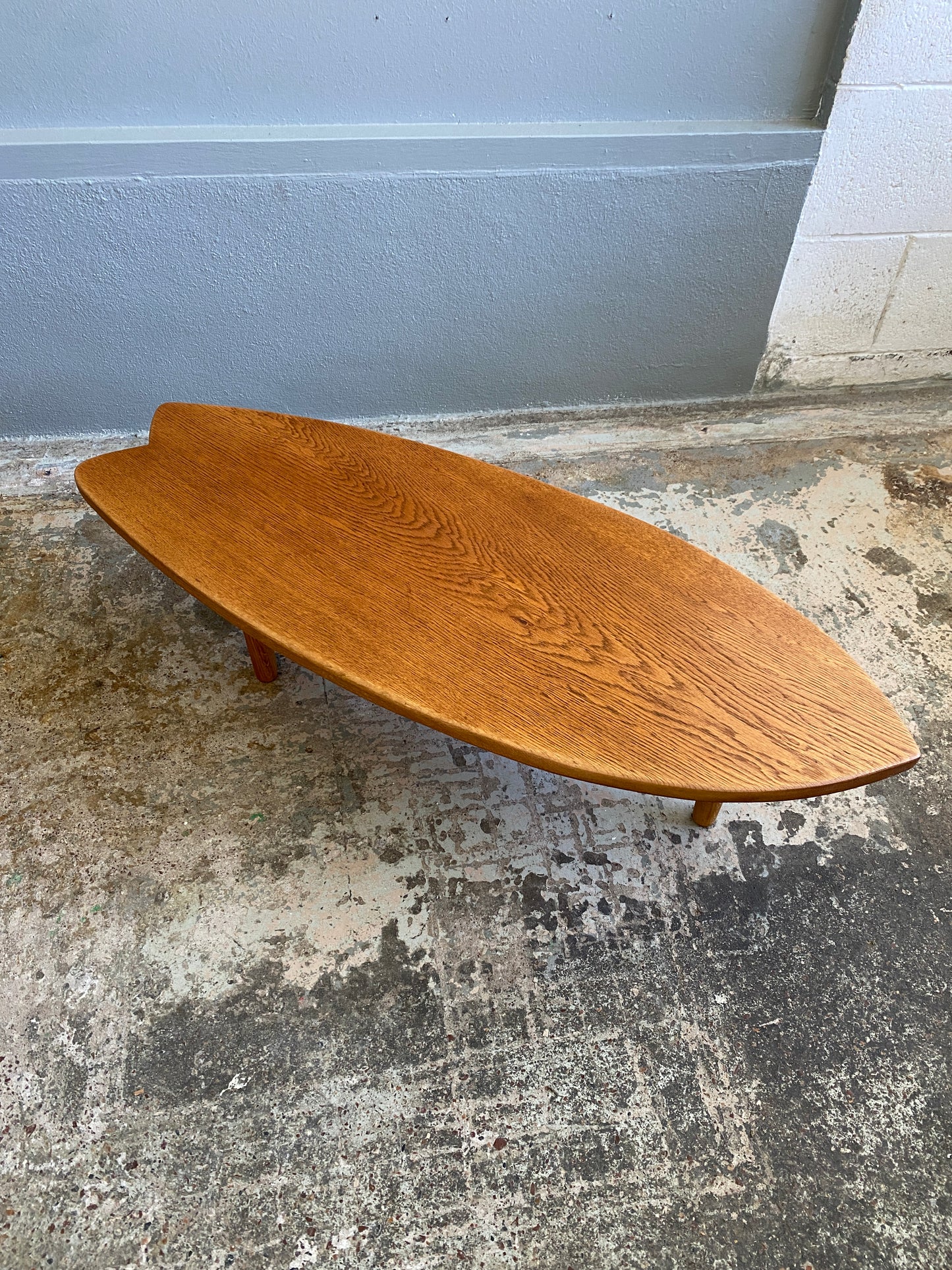 'The Grom' - Reclaimed Oak Low Surf Side Table