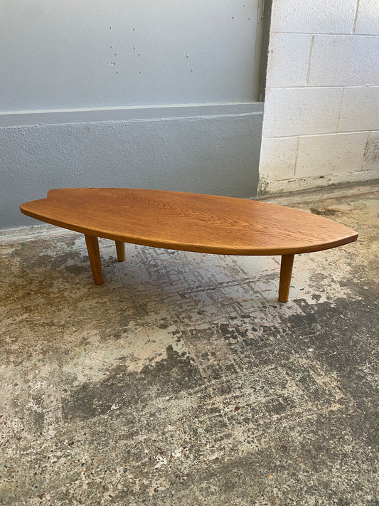 'The Grom' - Reclaimed Oak Low Surf Side Table