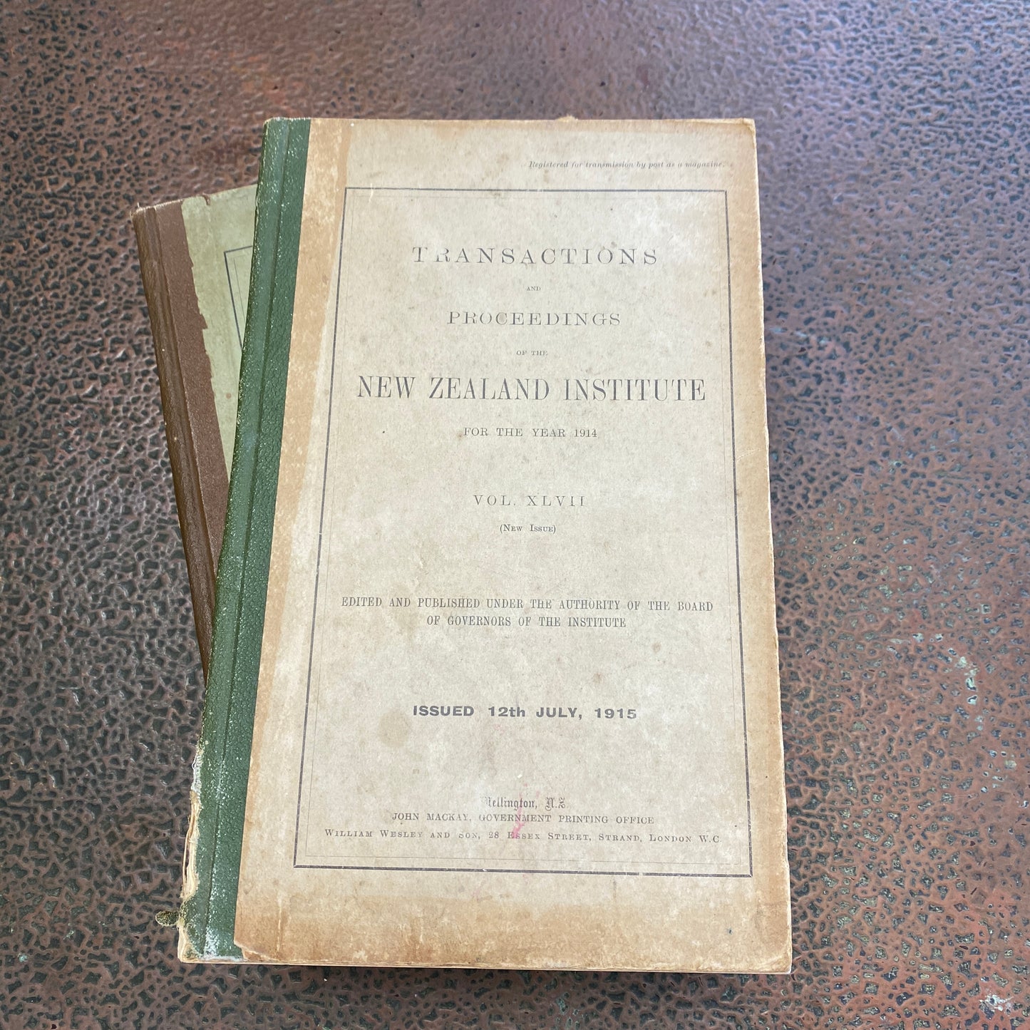 Transactions and Proceedings of the New Zealand Institute Vo. 47 - 1914