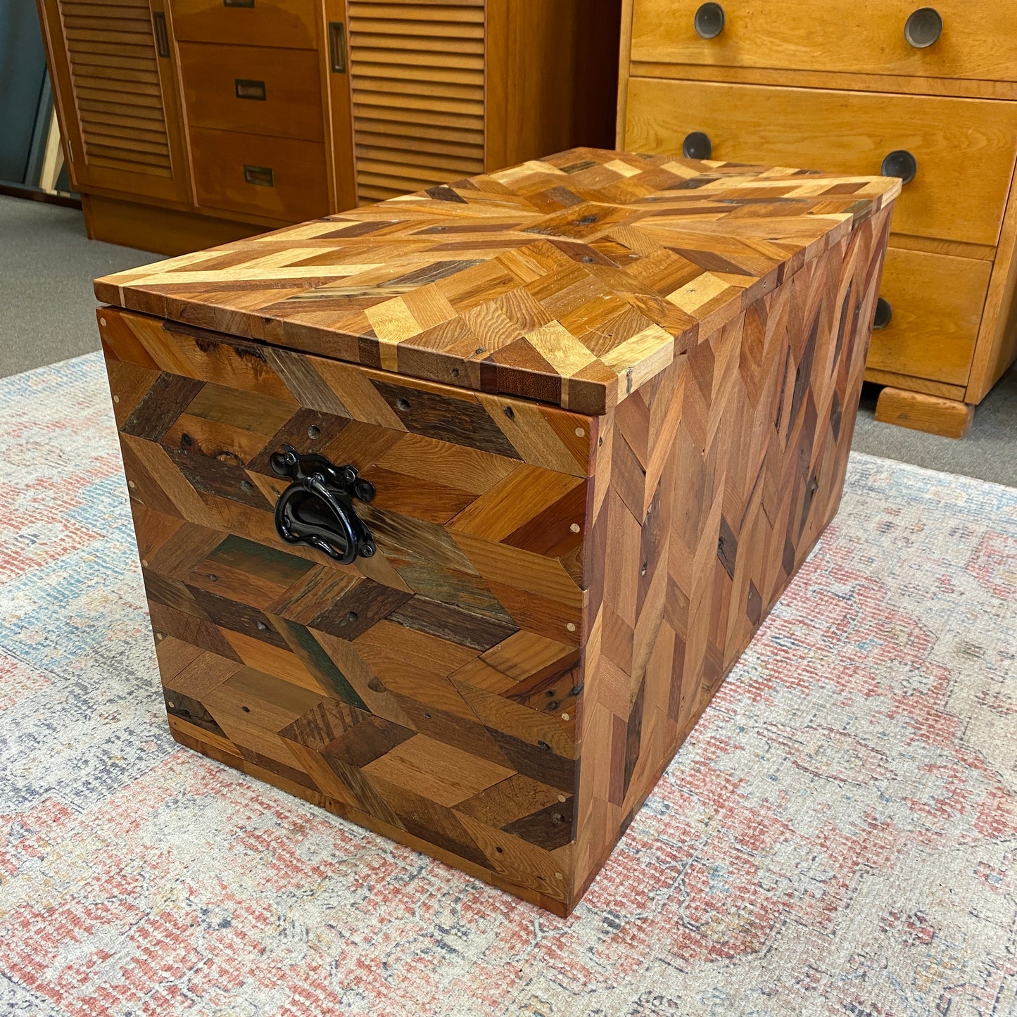 Upcycled Blanket/Toy Box by Jason