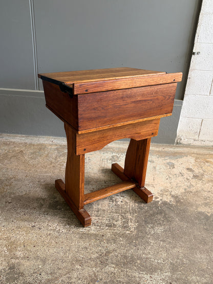 Victorian E.S.A Ltd / London Solid Oak Students Desk