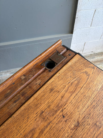 Victorian E.S.A Ltd / London Solid Oak Students Desk