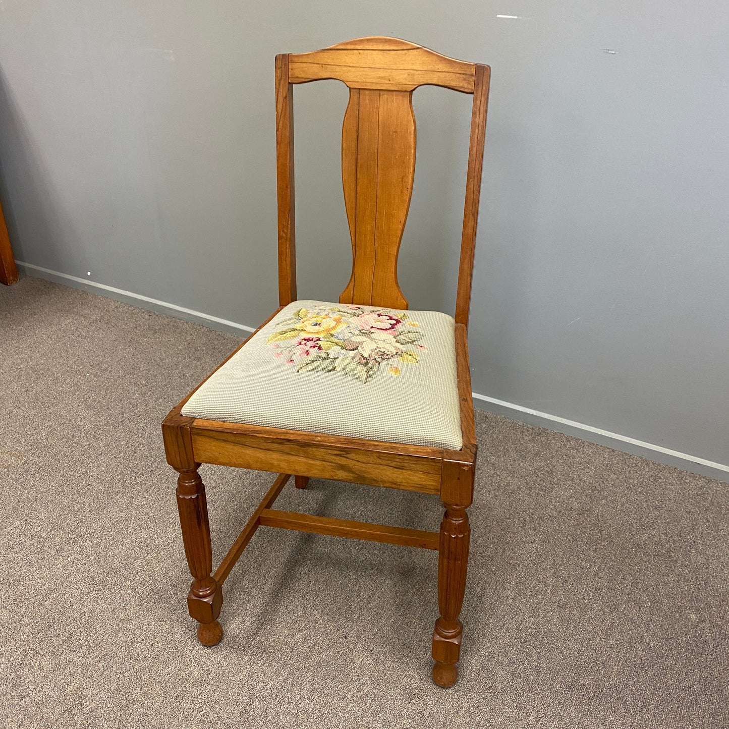 Victorian Style Rimu Dining Chairs x 4