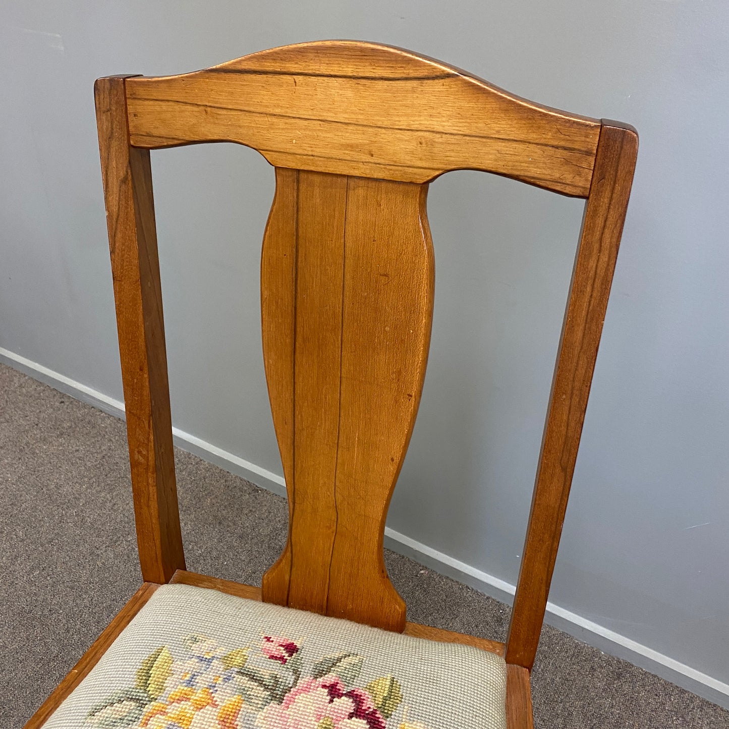 Victorian Style Rimu Dining Chairs x 4