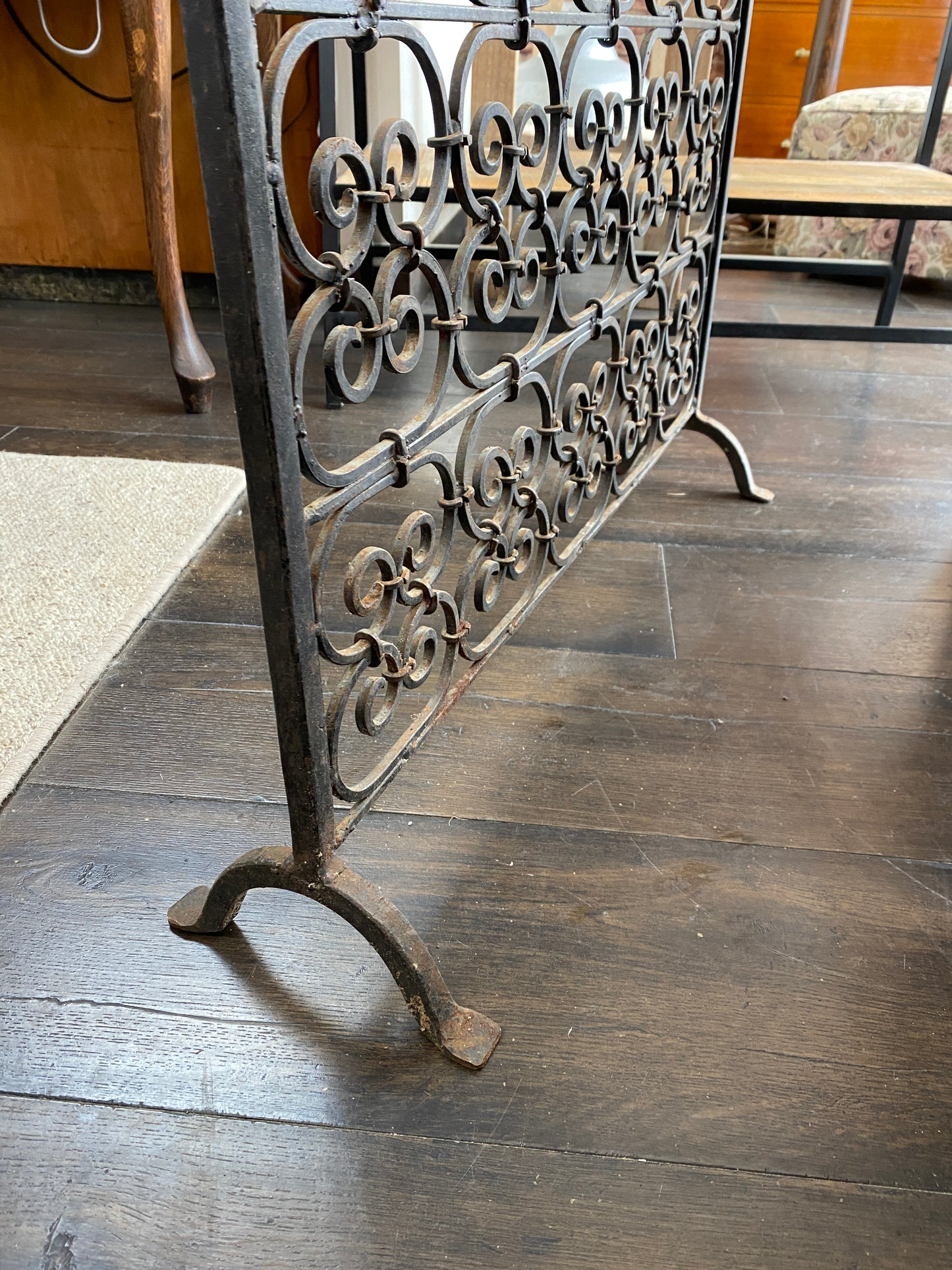 Victorian Wrought Iron Fire Guard