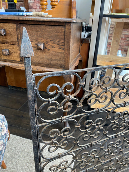 Victorian Wrought Iron Fire Guard