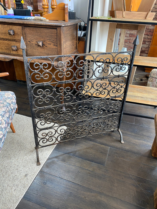Victorian Wrought Iron Fire Guard