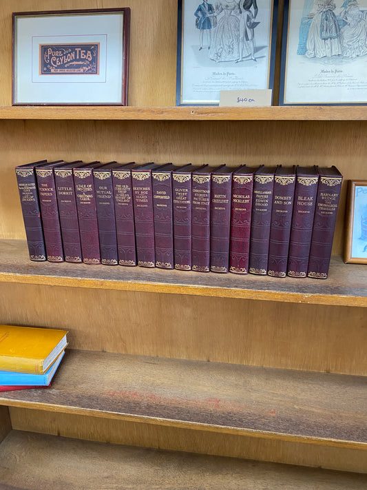 Vintage 1930’s Charles Dickens Hazel, Watson & Viney Ltd Complete Collection (16 books)