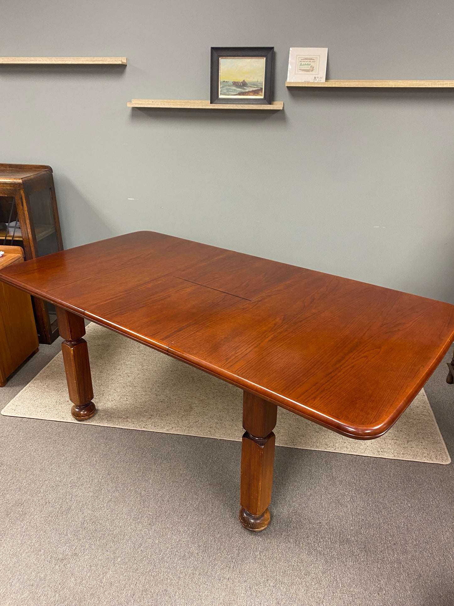 Vintage 8 Seat Extendable Dining Table