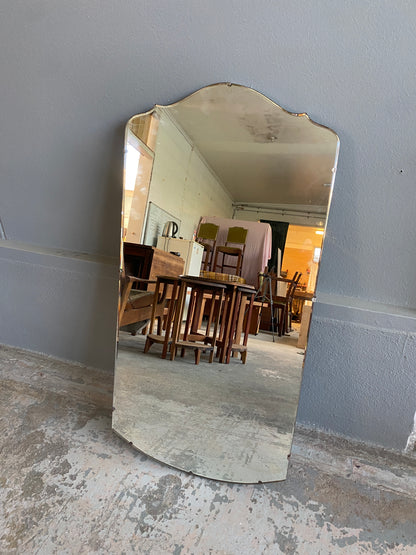 Vintage Art Deco Beveled Wall Mirror