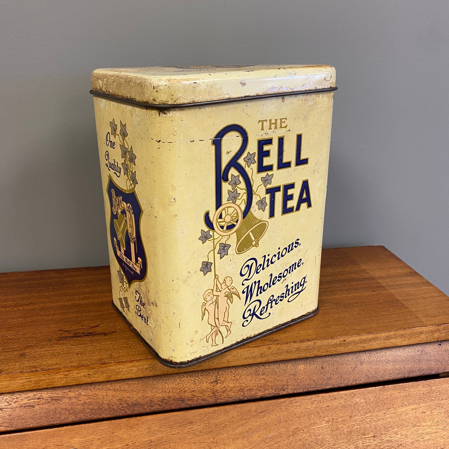 Vintage Bell Tea Tin