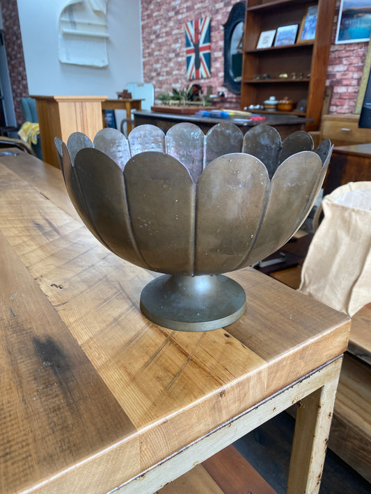 Vintage Brass Bowl/Planter