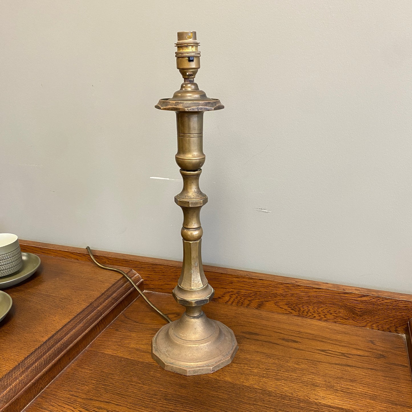 Vintage Brass Hall Lamp