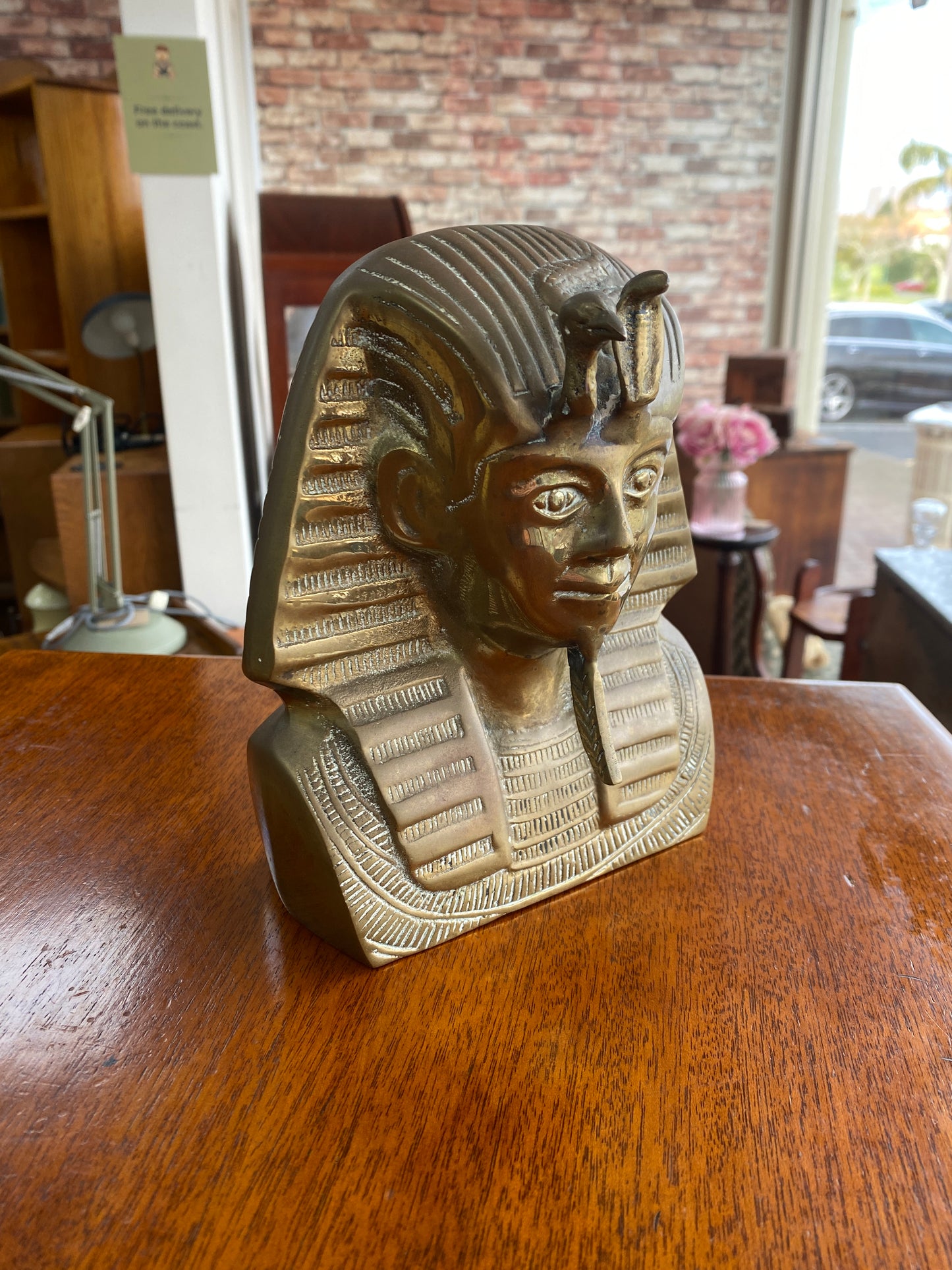 Vintage Brass Tutankhamun Ornament