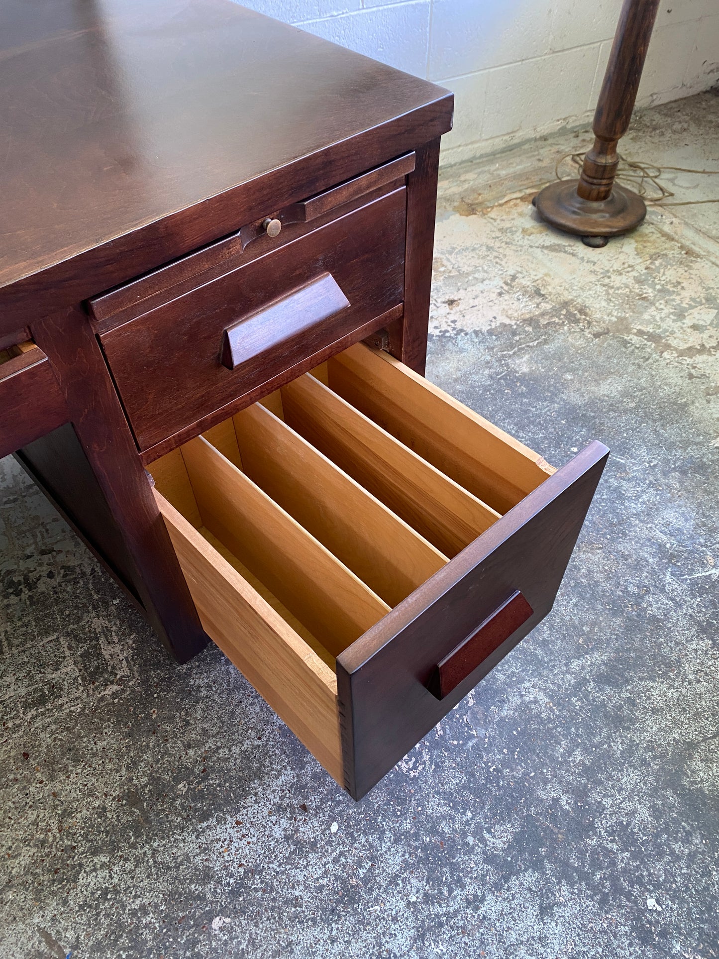 Vintage Canadian Hardwood Desk