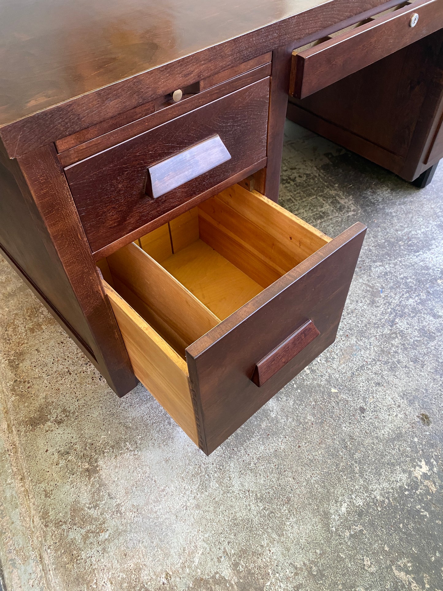 Vintage Canadian Hardwood Desk