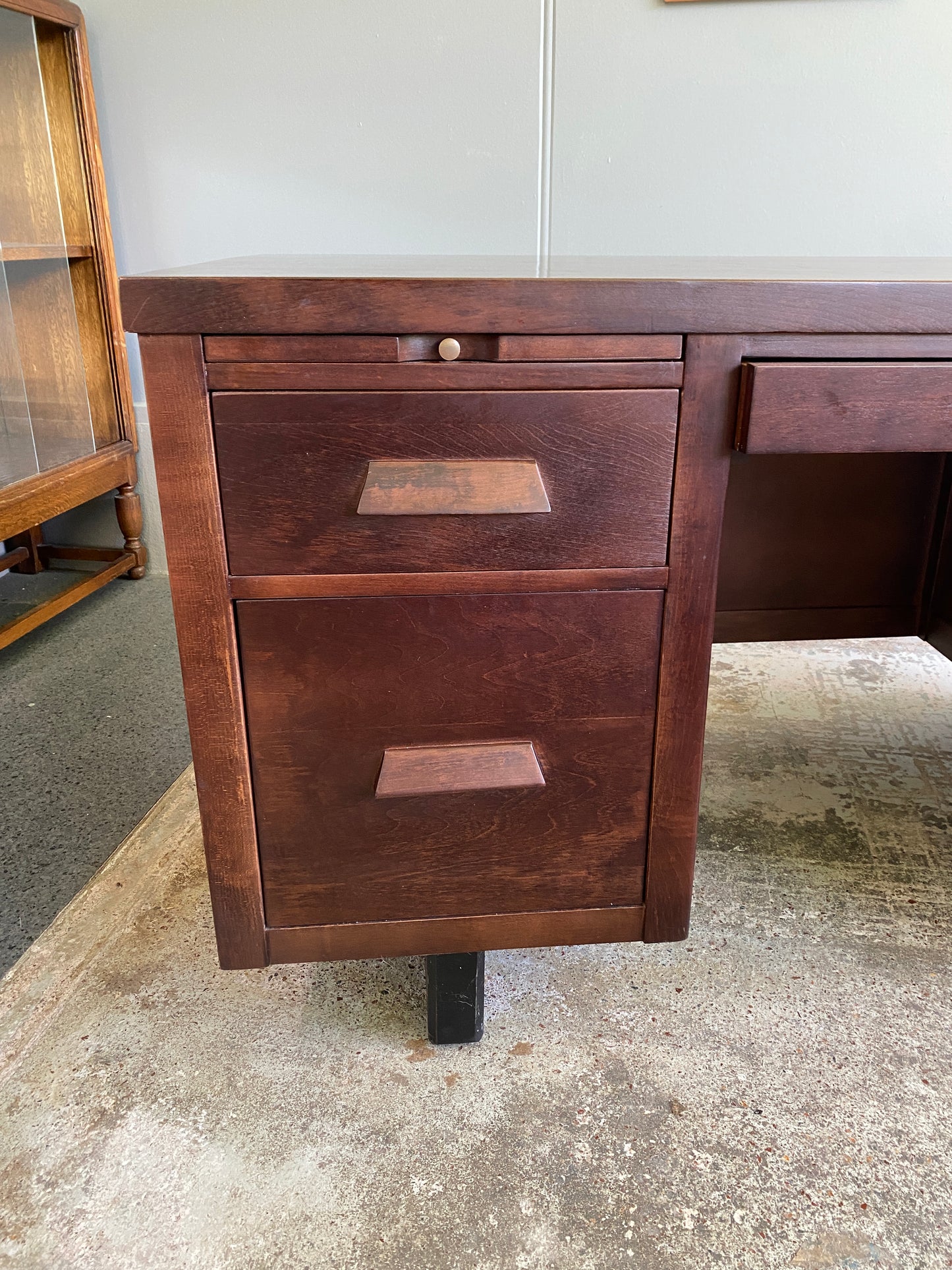 Vintage Canadian Hardwood Desk