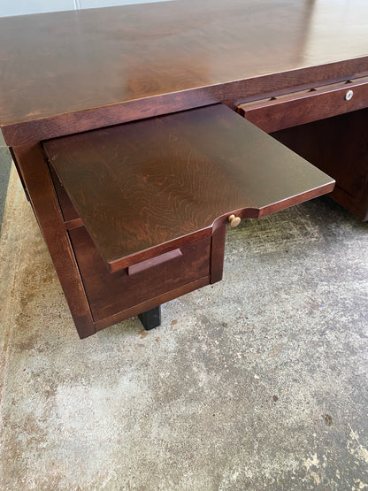 Vintage Canadian Hardwood Desk