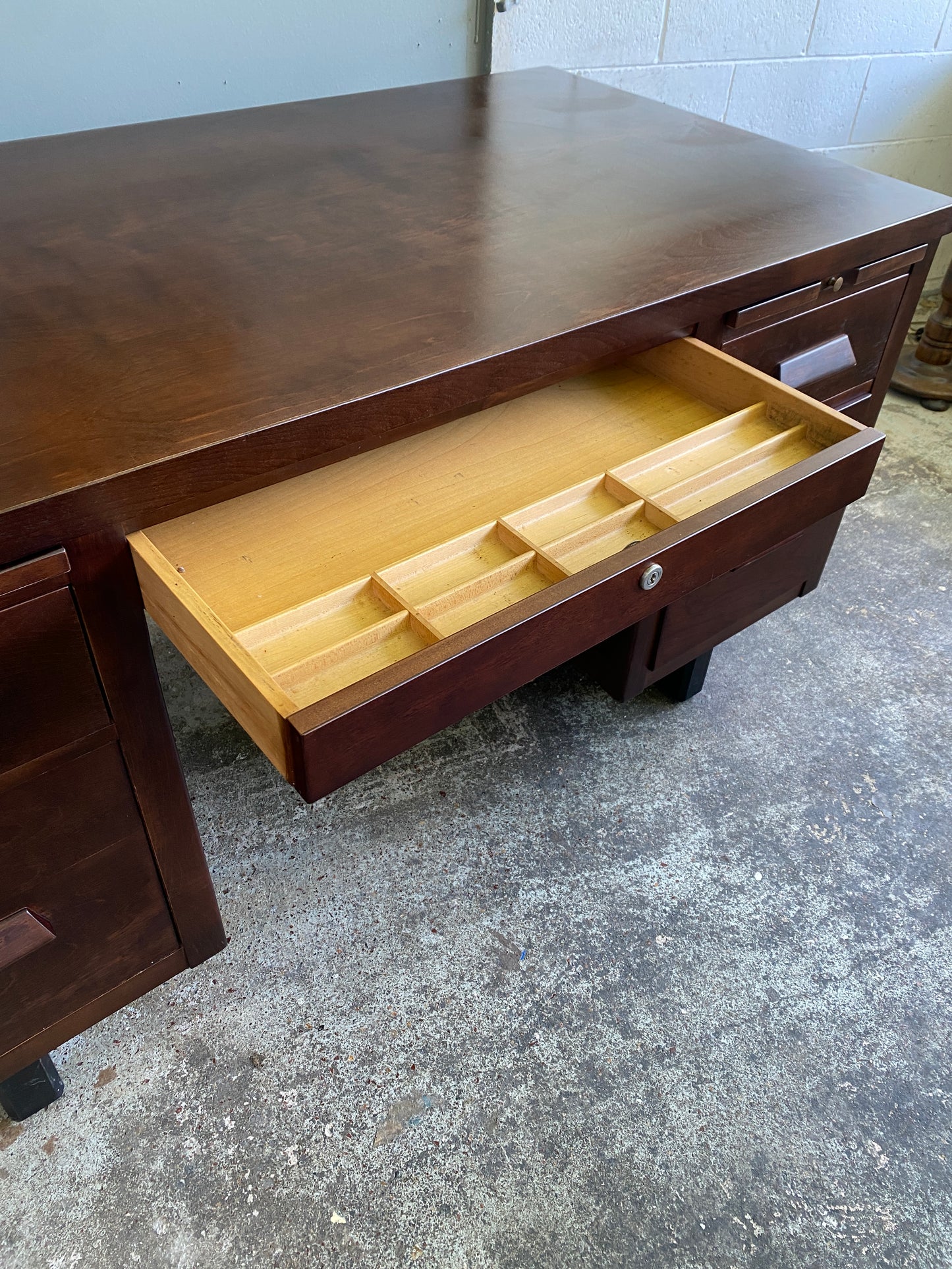 Vintage Canadian Hardwood Desk