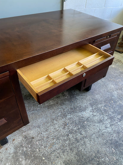 Vintage Canadian Hardwood Desk
