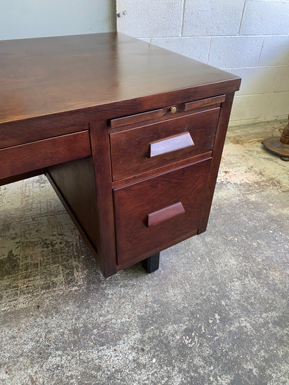 Vintage Canadian Hardwood Desk