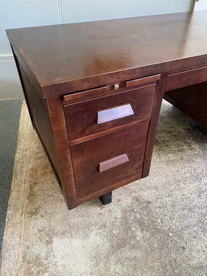 Vintage Canadian Hardwood Desk